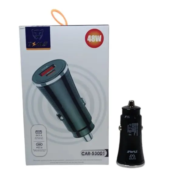 CARGADOR AUTO TIME 53001