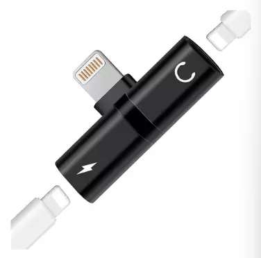 ADAPTADOR IPHONE 2 EN 1