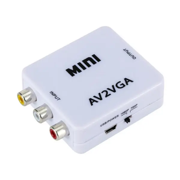 CONVERSOR RCA/AV2 A VGA