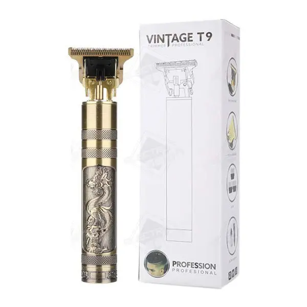 CORTADORA DE PELO VINTAGE T9 DISEÑO METAL 776