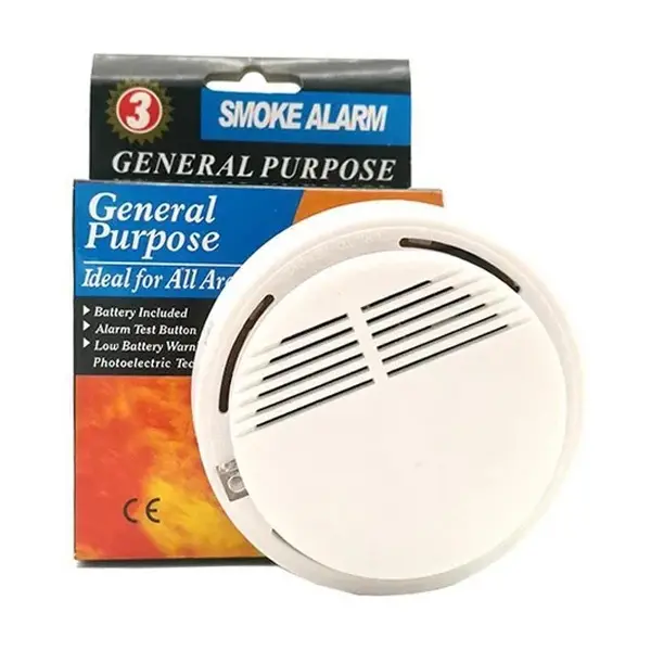 ALARMA CON SENSOR DE HUMO