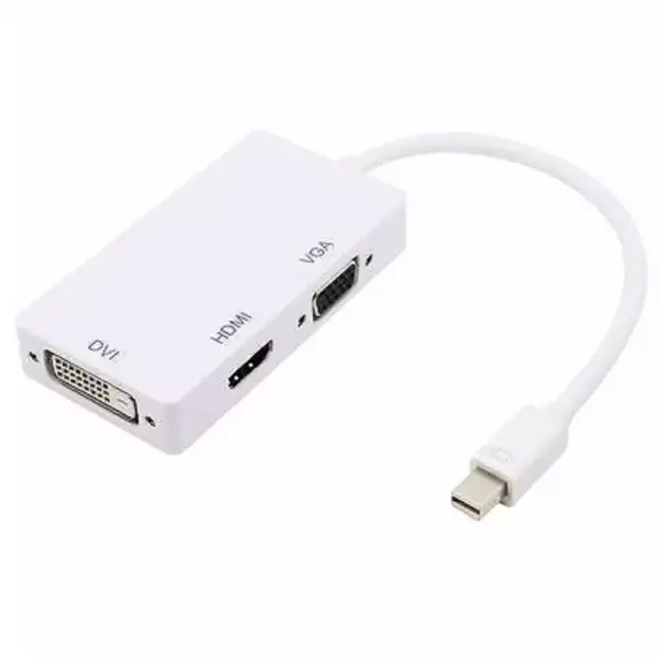 CONVERSOR MINIDISPLAY A HDMI-VGA-DVI 