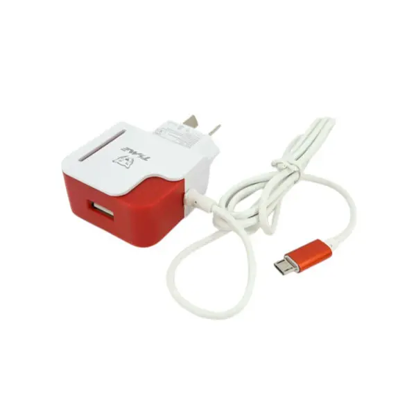 CARGADOR TIME 2,1A V8 BOLSA 214/219