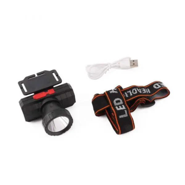 LINTERNA MINERA RECARGABLE NEGRA -HIGH POWER