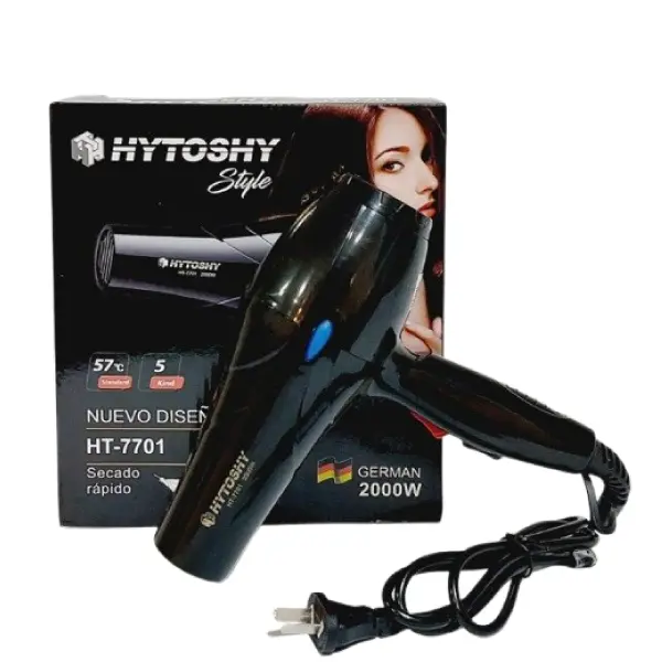 SECADOR DE PELO HYTOSHY 1000W 2026