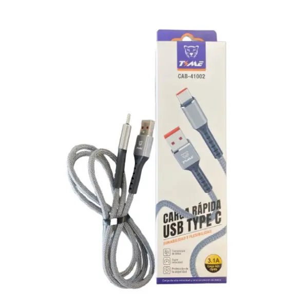 CABLE DE DATOS TIPO C TIME 41012