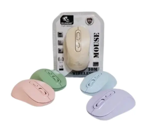 MOUSE INALAMBRICO YELANDAR E20 PASTELES