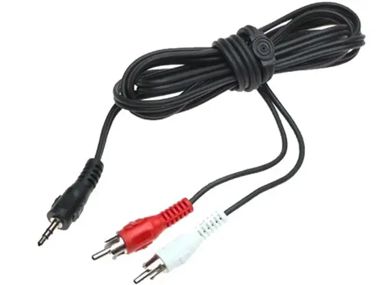 CABLE DE 2 RCA A PLUG - 1.5 MTS