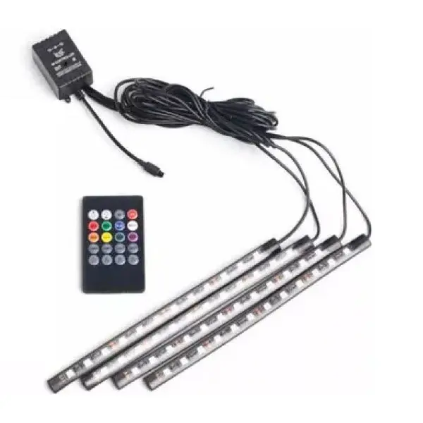 TIRA LED AUDIORITMICA PARA AUTO STCS-100