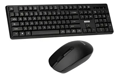 KIT TECLADO+MOUSE INALAMBRICO MARVO WS0055