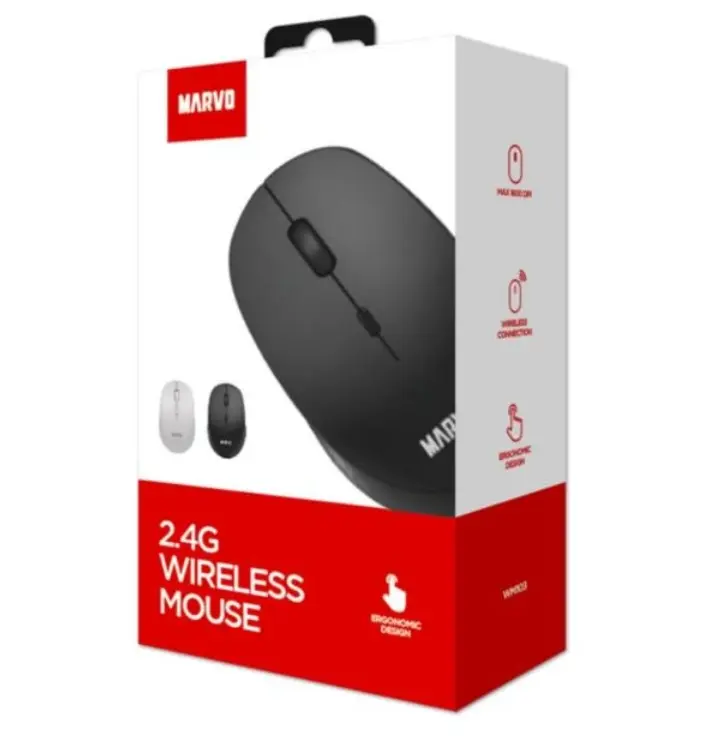 MOUSE INALAMBRICO MARVO DUAL MODE WM106W WH