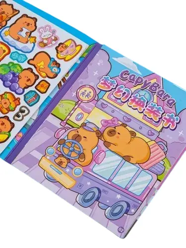 LIBRETA CAPIBARA CON STICKER 1888