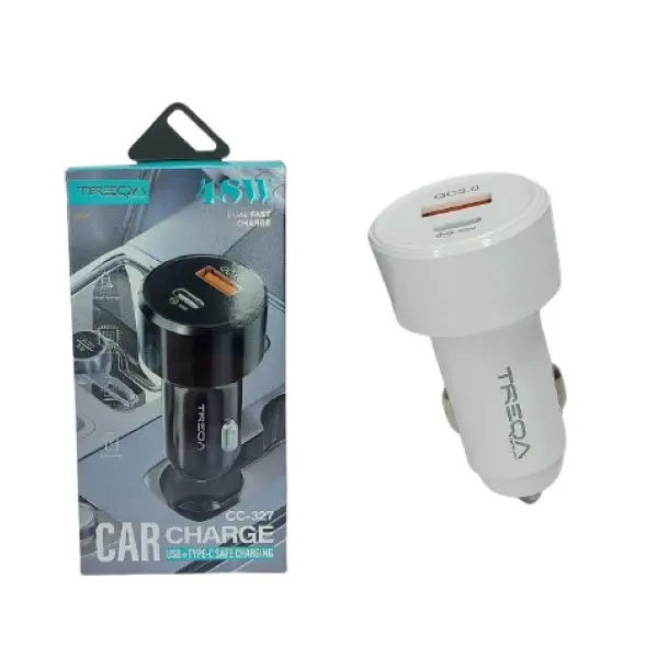 CARGADOR AUTO TREQA 48W USC+TPC