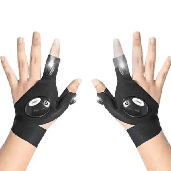 GUANTE CON LUZ LED X2 0308