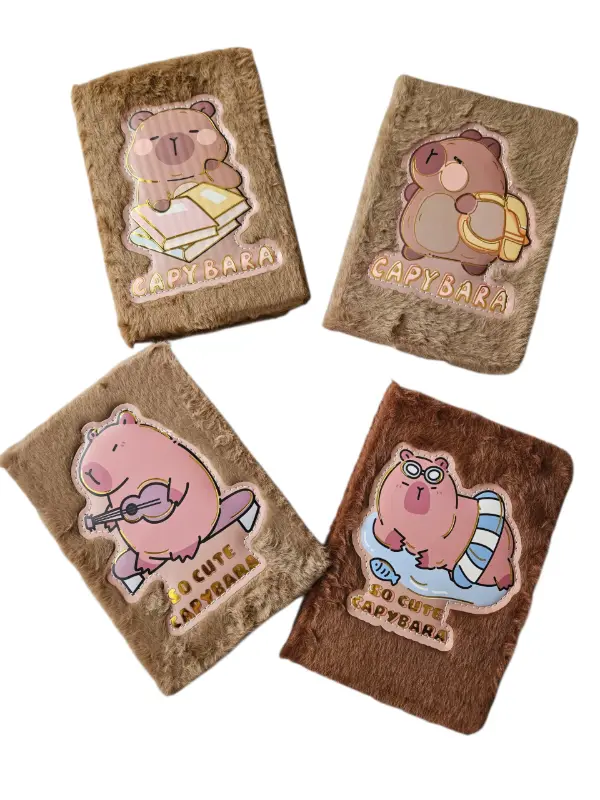 LIBRETA CAPIBARA PELUDITO BB20351