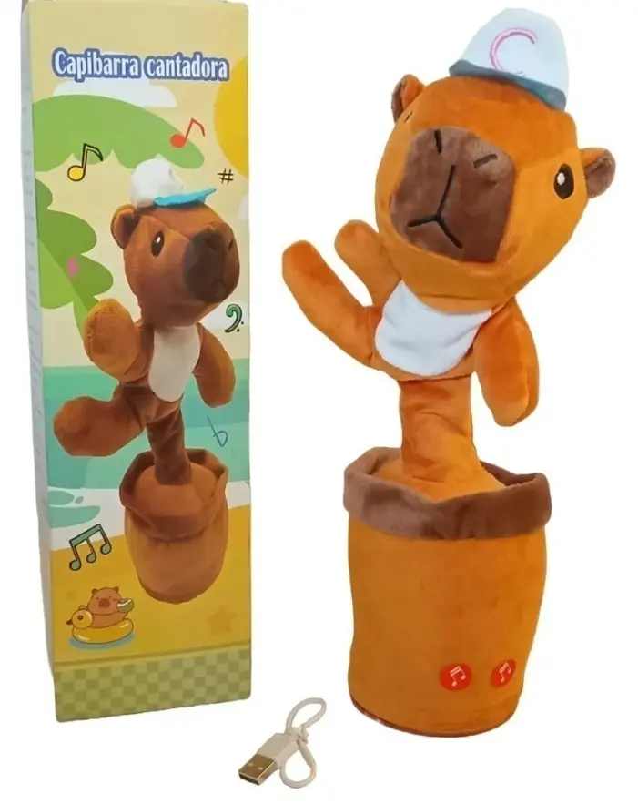 JUGUETE CAPIBARA BAILARIN