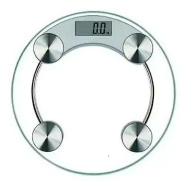 BALANZA PERSONAL VIDRIO CUADRADA/REDONDA