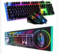 KIT TECLADO+MOUSE MULTIMEDIA RGB KT288 - RD-236