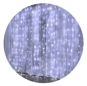 CORTINA LED 300LED - 3039 BLANCA