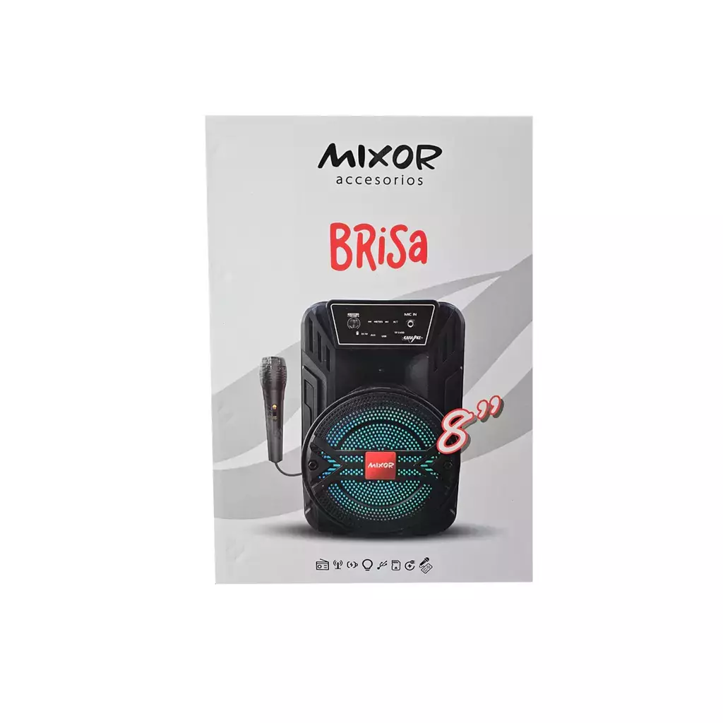PARLANTE VALIJA 8" MIXOR BRISA