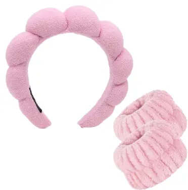 VINCHA NUBE CON MUÑEQUERA 0011