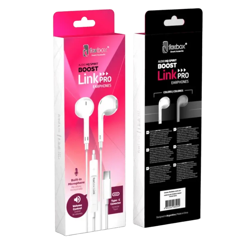 AURICULAR IN EAR BOOST LINK PRO TIPO C FOXBOX