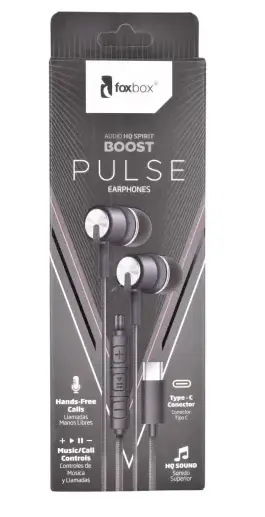 AURICULAR IN EAR BOOST PULSE TIPO C FOXBOX
