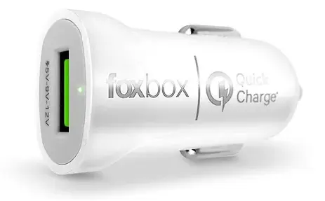 CARGADOR AUTO FOXBOX WAY QC
