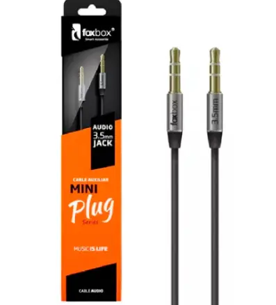 CABLE DE MINIPLUG - FOXBOX 2M