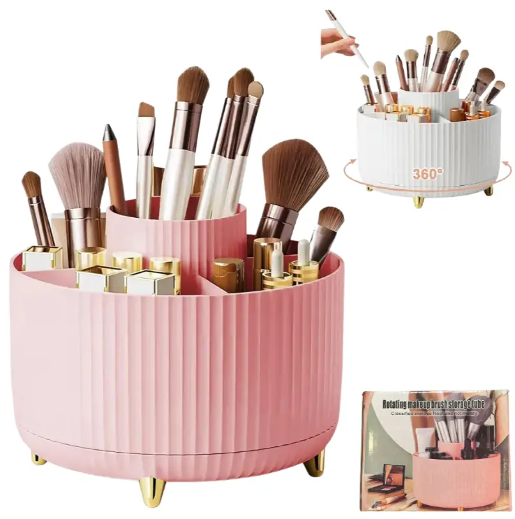 ORGANIZADOR GIRATORIO DE MAQUILLAJE HZ002YS