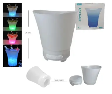 FRAPERA CON PARLANTE Y LUZ RGB 2263