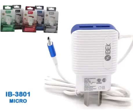 CARGADOR IBEK V8 IB-3802