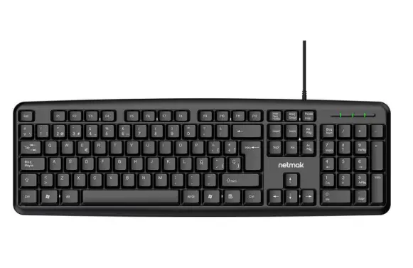 TECLADO NETMAK CON CABLE NM-KB586U