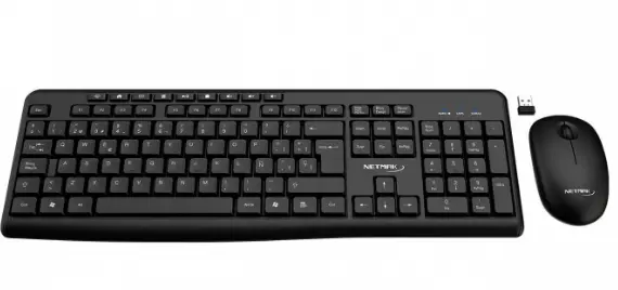 KIT TECLADO+MOUSE INALAMRBICO NETMAK NM-KB770/60