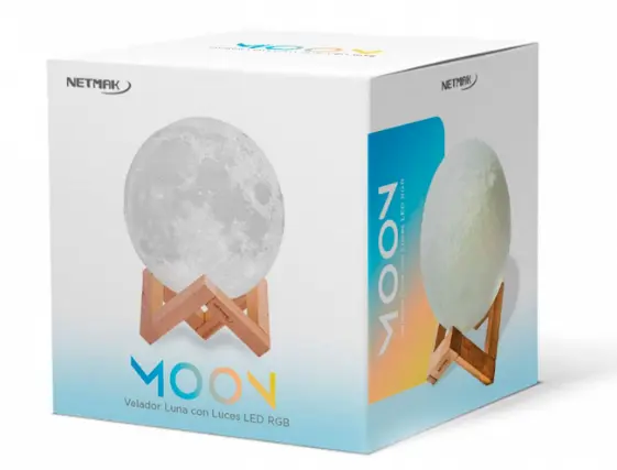 LAMPARA LED - LUNA NETMAK 12CM NETMAK