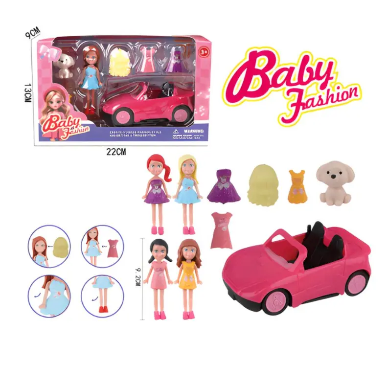 MUÑECA + AUTO MARZ-010
