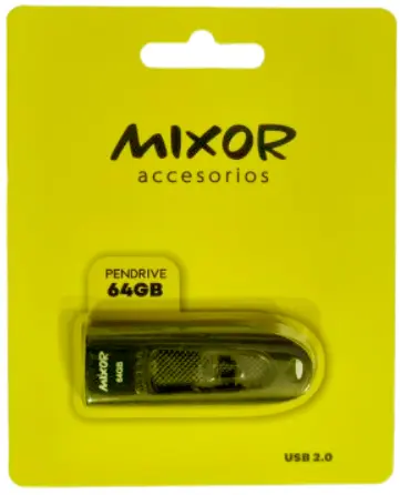 PENDRIVE 64GB MIXOR PLASTICO MOOD01