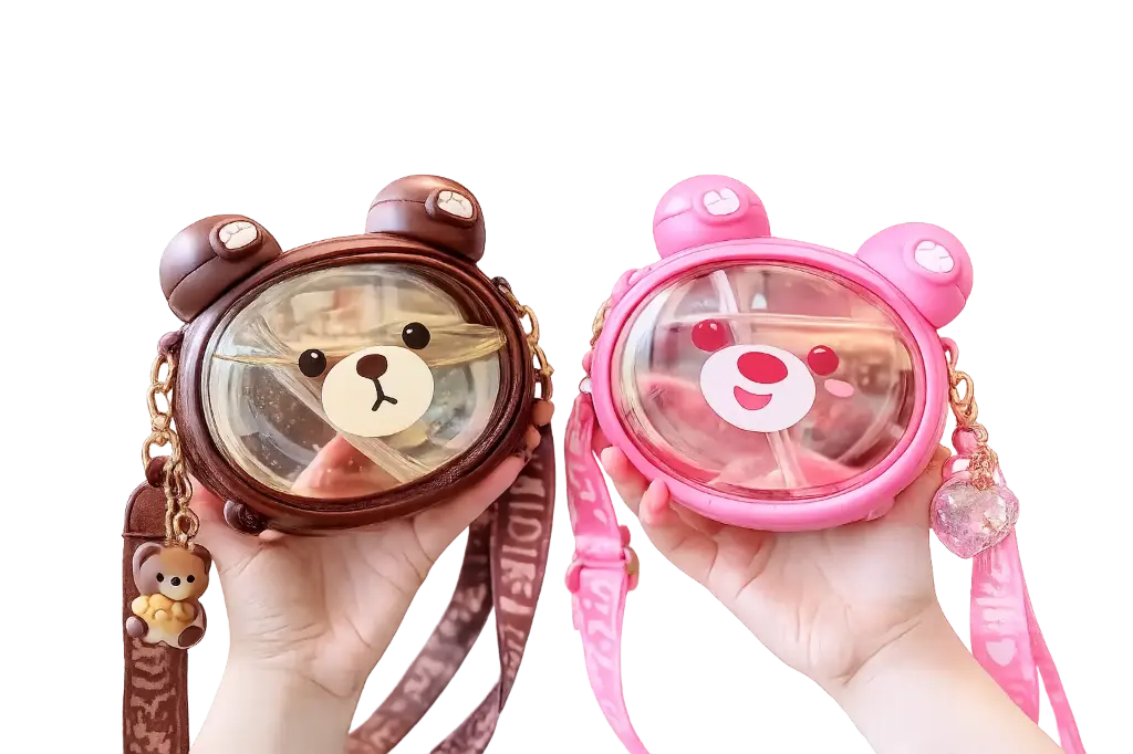 BOTELLA OSITO CON OREJITAS 750ML BWH0061