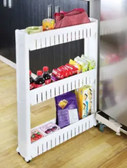 ORGANIZADOR 3 ESTANTES CON RUEDAS LATERAL DL2017