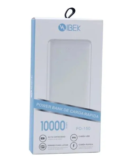POWER BANK 10000MAH IBEK PD-160