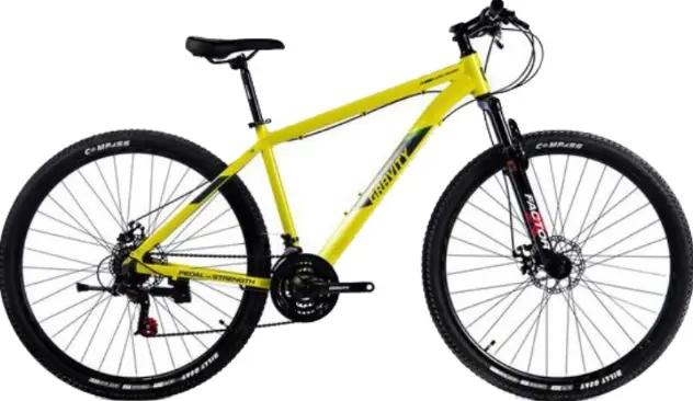 BICICLETA MTB GRAVITY DANK AG TALLE M/L R29 (AMARILLO Y GRIS) - S/D