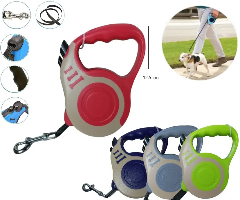 CORREA PARA MASCOTA RESTRACTIL RD325