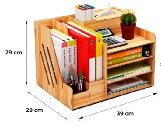 ORGANIZADOR DE ESCRITORIO MADERA 830