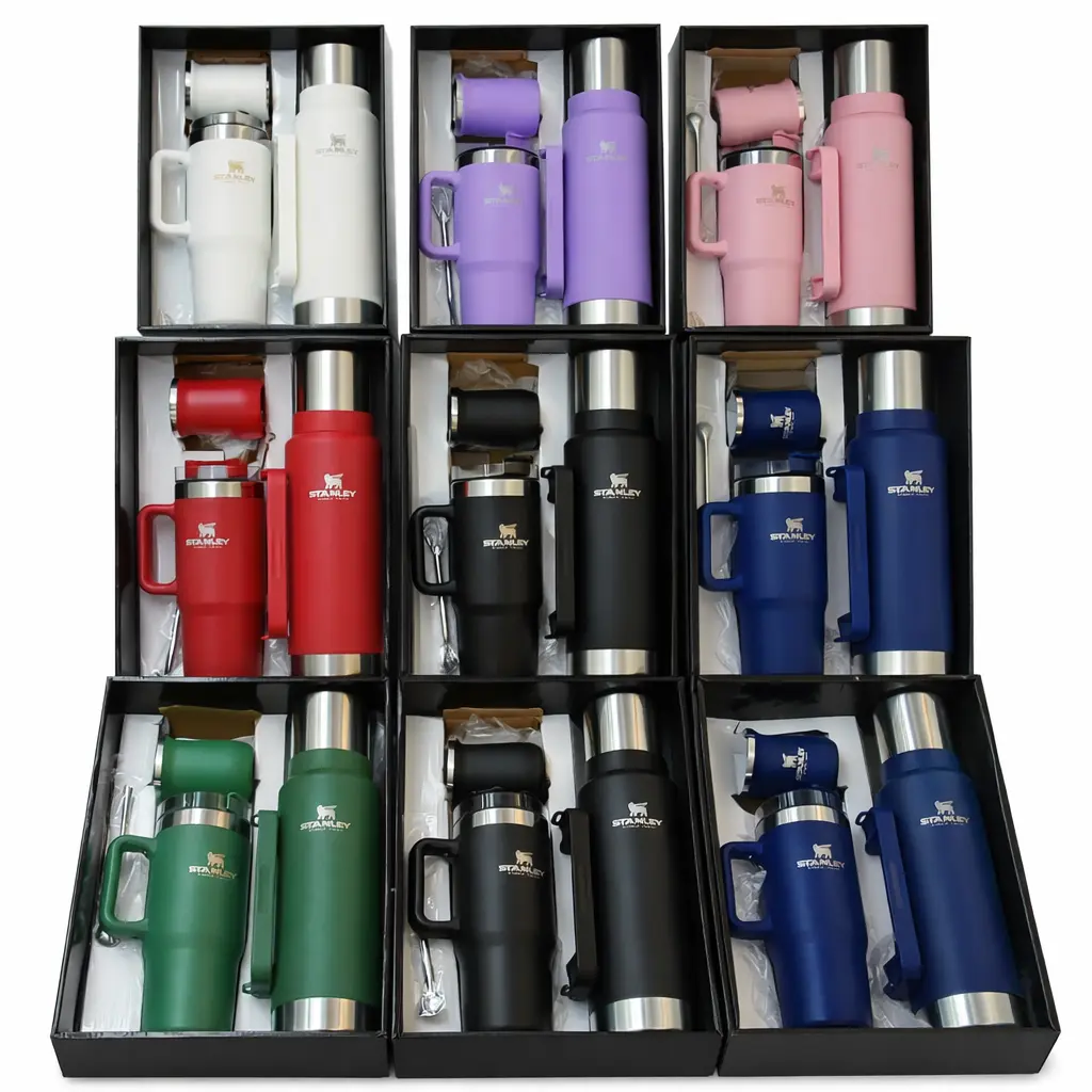 SET DE TERMO MATE Y VASO STANLEY CL-12099