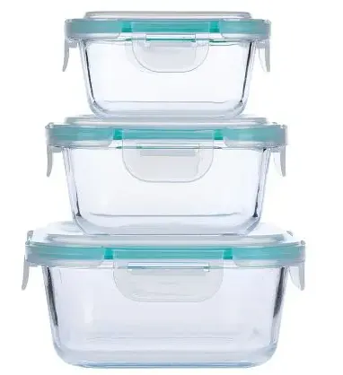 SET DE TUPPERS HERMETICOS DE PLASTICO JS-7278