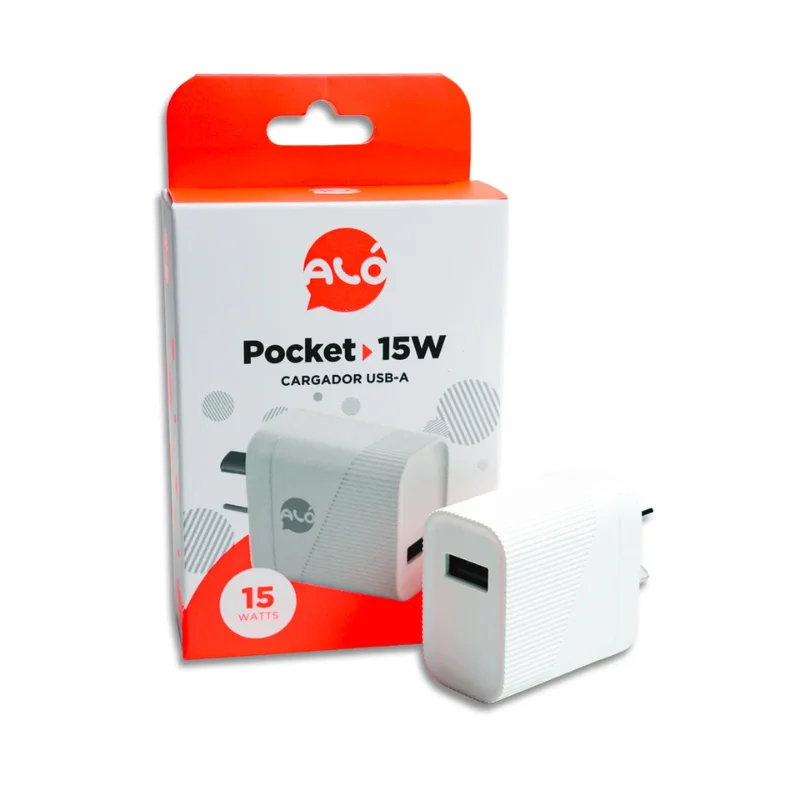 CARGADOR CABEZAL ALO POCKET 15W USB