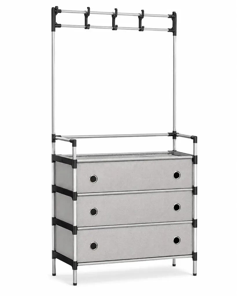 PERCHERO ORGANIZADOR 165*28*55 6038 DINAX 4 ESTANTES