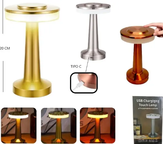 LAMPARA LED TOUCH 3 TONOS 83085