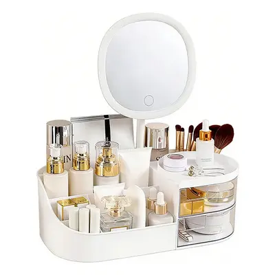 ORGANIZADOR DE MAQUILLAJE + ESPEJO DL2258