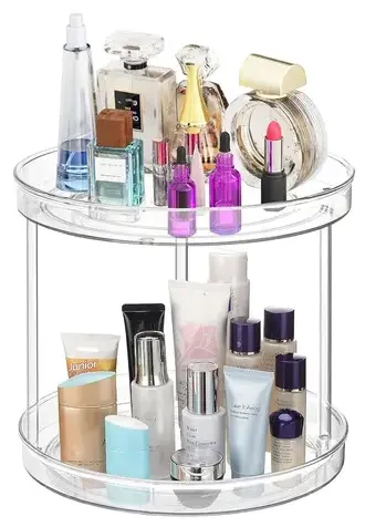 ORGANIZADOR ACRILICO GIRATORIO 2 NIVELES SL2262